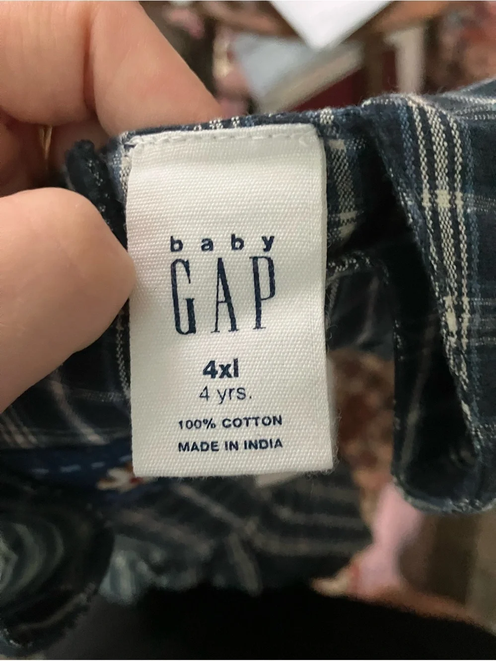 Baby Gap 4XL Dress Bundle Pink, Light Blue, Navy